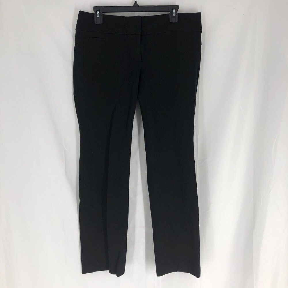 Ann Taylor Loft Women’s Marissa Straight Black Dress Pants Size 10